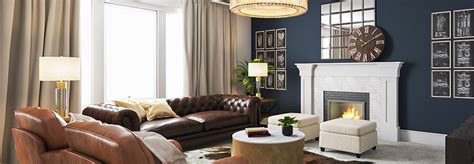 Masculine Glam Living Room Interior Design Decorilla