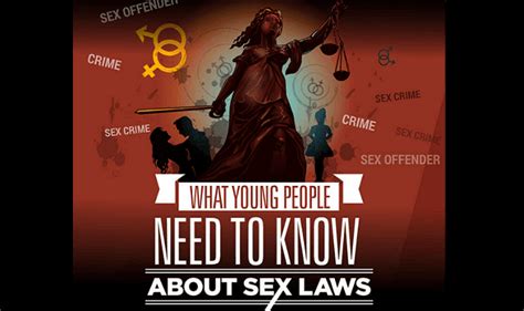What Young People Need To Know About Sex Laws Infographic Visualistan