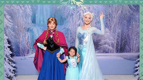 Frozen Anna And Elsa Ariel Cinderella Tiana And Belle Meet And Greet