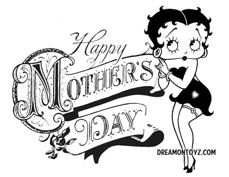betty boop mother s day greeting betty boop quotes betty boop cartoon black betty boop