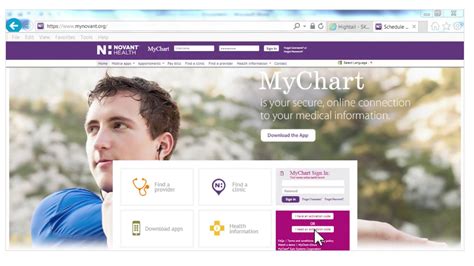 Novant.Health Mychart