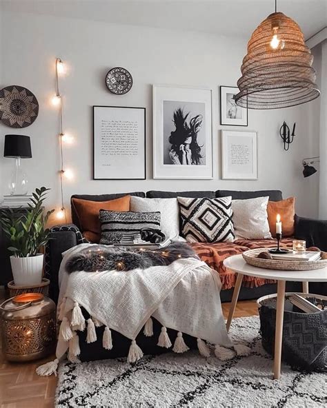 However, you can try to manage this limited space into a tremendous one. Grey Boho Living Room Luxury Boho Style Decorating Ideas ...