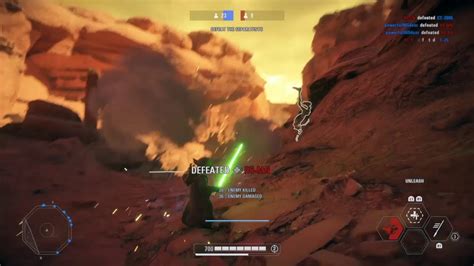 Star Wars Battlefront 2 Yoda Gameplay Youtube