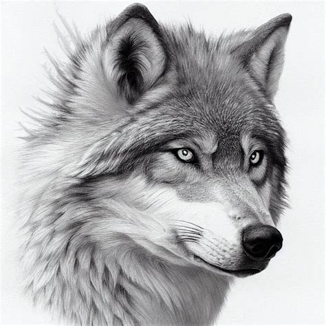 Pencil Drawing Of Wolf At Getdrawings Free Download