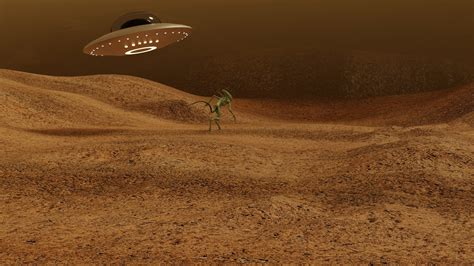 3d Mars Scene Ufo Model Turbosquid 1594218