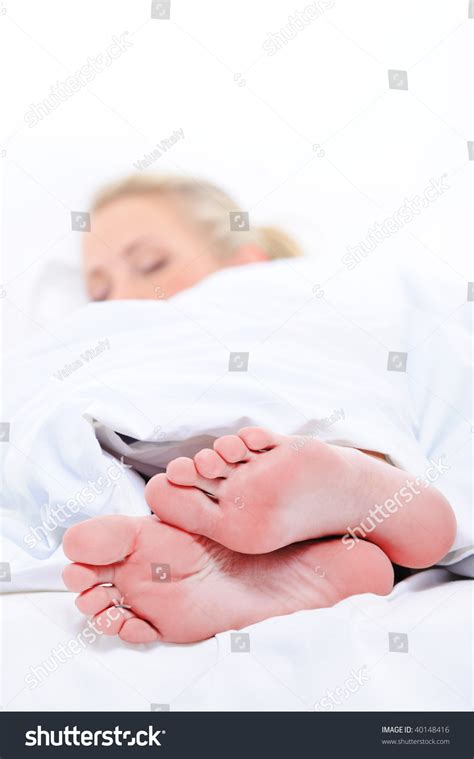 On Foreground Closeup Clean Feet Pretty Stock Photo 40148416 Shutterstock