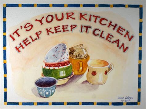 Kitchen Clean Up Quotes Quotesgram