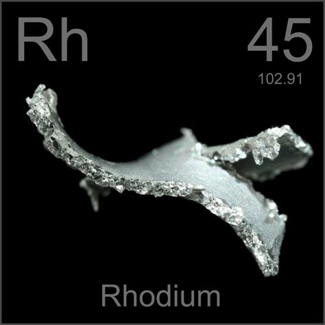 Facts, pictures, stories about the element Rhodium in the Periodic Table