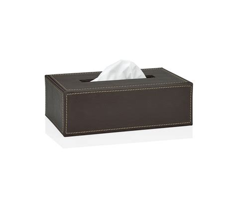 Tissue Boxes Brown Leather Eff Tissue Holder Architonic