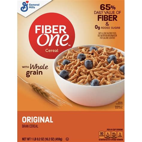 Fiber One Bran Cereal With Whole Grain Original 162 Oz From Heinen