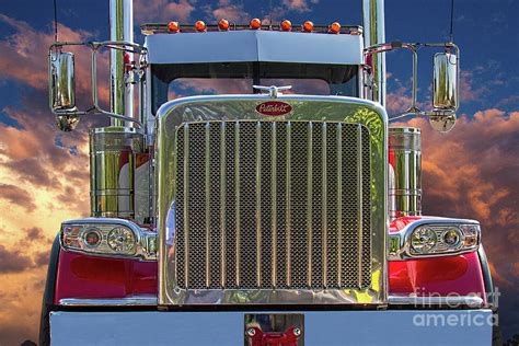 Peterbilt Semi Truck Front View Photograph By Nick Gray Pixels Merch