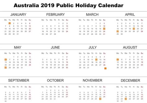 There will be 14 public holidays this year, as per ministry of interior notification. australia 2019 public holidays calendar | Holiday calendar ...