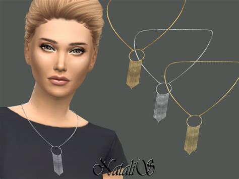 The Sims Resource Natalishanging Chain Necklace