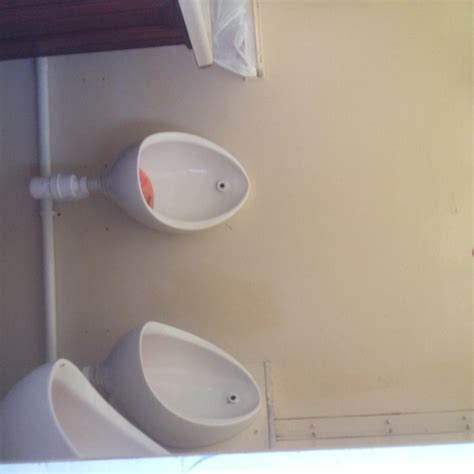 Mains Trailer Toilet Showing Urinals Four Jays