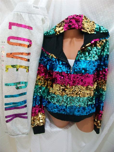 Vs Bling Sequins Hoodie Sweatpants Exclusive Limited Ed Fashion