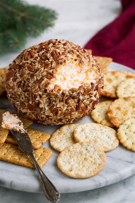 Homemade Cheese Ball With Cream Cheese Aria Art