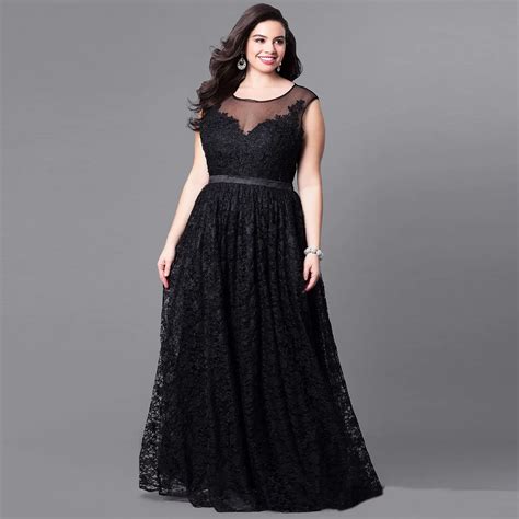 2018 5xl 6xl Plus Big Size Dress High Quality Lace Evening Party Dress Tall Waist Character Net
