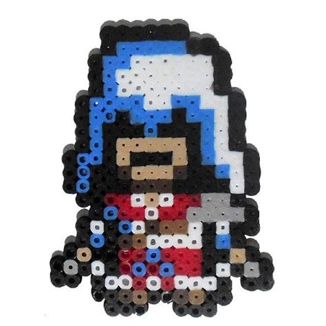 Ezio Assassin S Creed Perler Beads By Mattyperler Perler Patterns