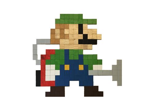 Luigi Mario Bros Videojuego Pixel Art Patterns Pixel Art Pixel My XXX