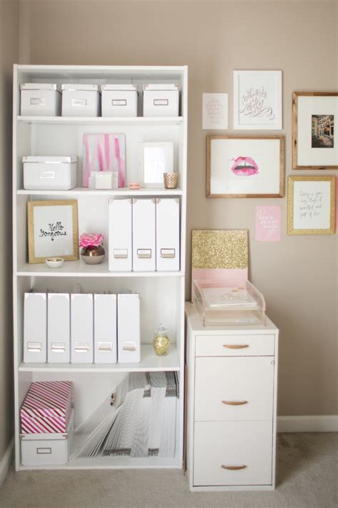 My Dreamy Office Gold Pink White And Maybe A Bit Of