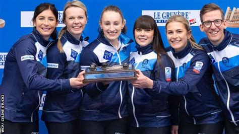 European Curling Championships Scotland Celebrate Double Gold Bbc Sport