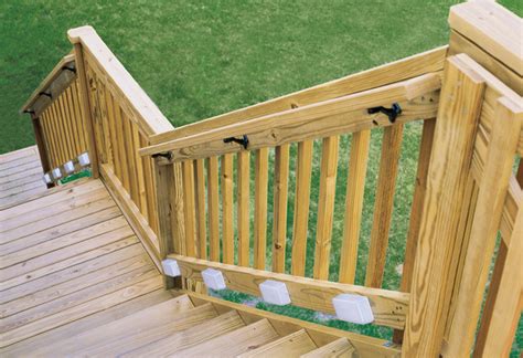 Install stair handrails at the height suggested by national and state building codes which is 30 to 34 inches. How To Replace a Stair at The Home Depot