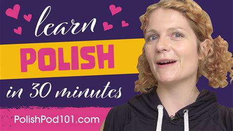 All Romantic Expressions You Need In Polish Learn Polish In 30 Minutes Youtube