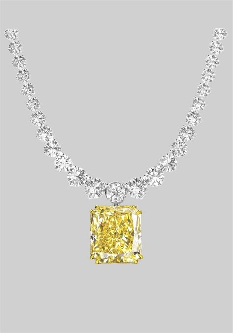 dream jewelry high jewelry luxury jewelry yellow diamond necklace ondine expensive jewelry