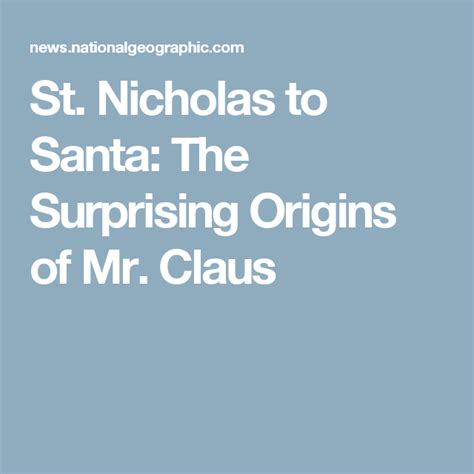 The History Of How St Nicholas Became Santa Claus History Of Santa