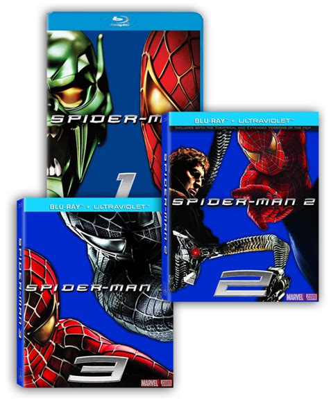 Spider Man Trilogy New Editions Blu Ray Sony
