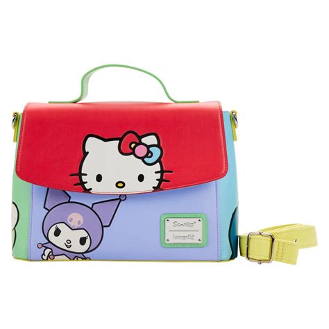 Universal Loungefly Crossbody Bag Sanrio Hello Kitty And Friends Color Block