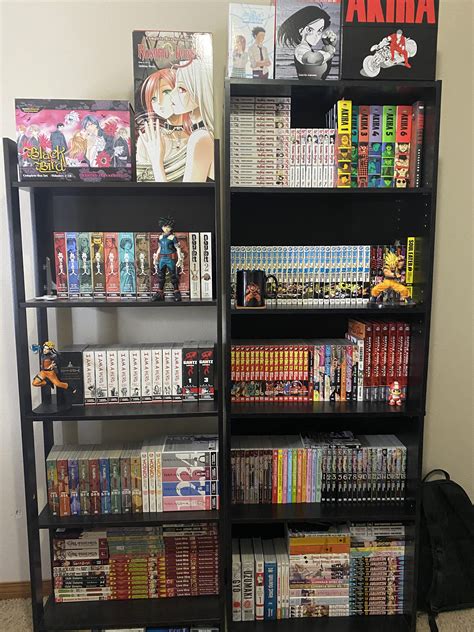 11 11 20 my continuously growing manga collection need to upgrade the shelf on the right tho