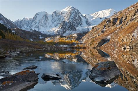 Altai Mountains Russia Siberia Stock Photo Image Of Moraine