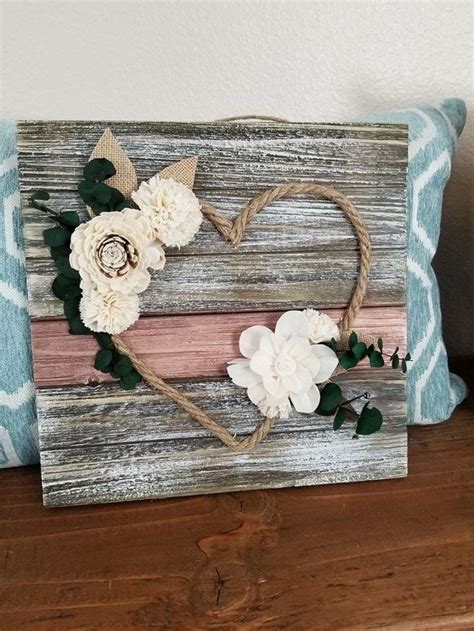 40 Lovely Valentine Home Decor Ideas For Couples Pimphomee Wood Heart