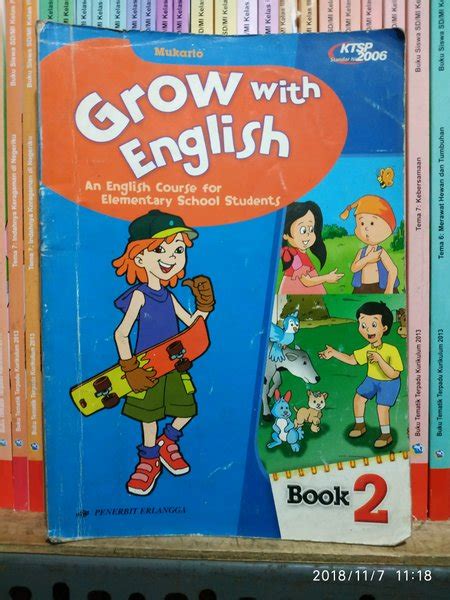Jual Bahasa Inggris Grow With English Sd Kelas 2 Ktsp Erlangga Di Lapak