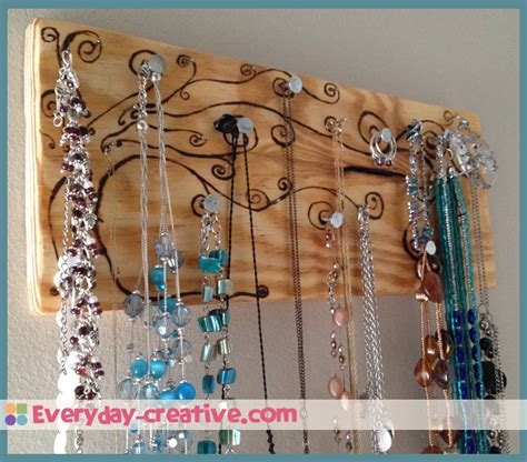 Diy Jewelry Hanger Everyday Creative