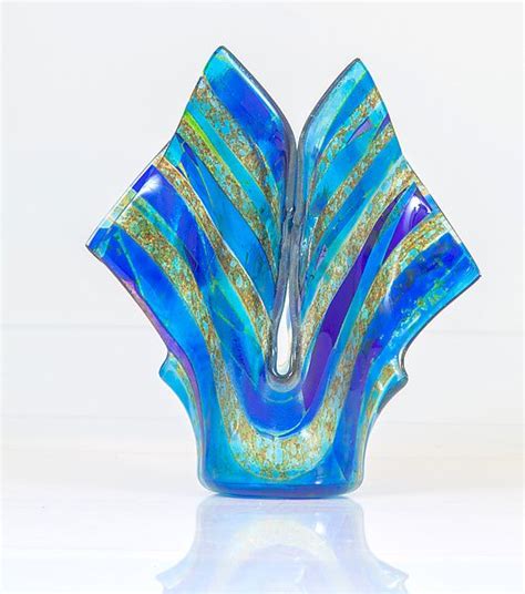 Sapphire Vessel By Varda Avnisan Artful Home In 2023 Glass Art Art