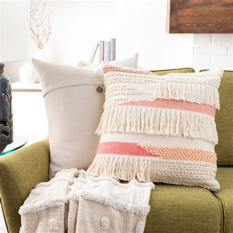 Jcpenney.com has been visited by 100k+ users in the past month Shop Malin Hand Woven Boho Fringe 20-inch Throw Pillow ...