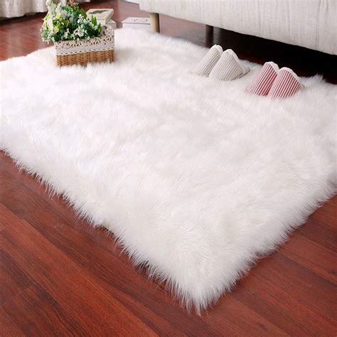 Big Fluffy Rug For Bedroom Soft Plush Area Rug Tatami Fluffy Living