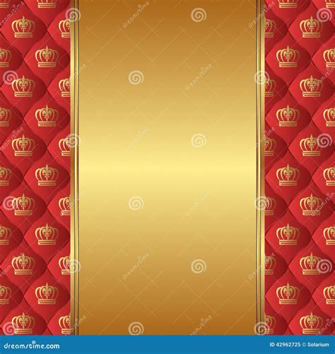 Background Stock Vector Illustration Of Gold Crown 42962725