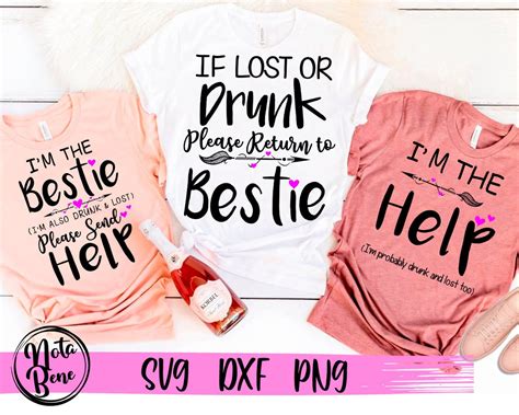 If Lost Or Drunk Please Return To Bestie Svg I Am The Help Etsy