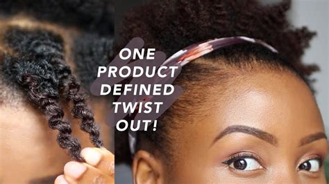 1 Product Defined Twist Out On 4c Natural Hair How To Youtube