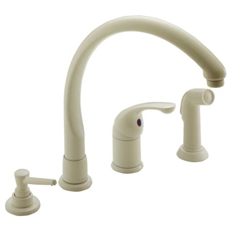 The faucet has actually been fairly. Single Handle Kitchen Faucet 174-BSWF | Delta Faucet