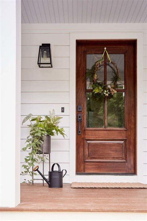 Create A Welcoming Front Door 7 Ideas Town And Country Living Wooden Front Door Design