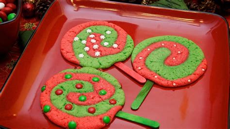 These christmas cookies are buttery, tender, and ready for icing. Christmas Lollipop Sugar Cookies recipe from Pillsbury.com