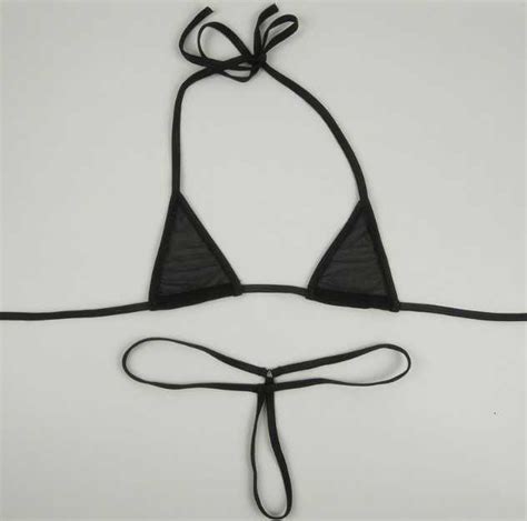 Exotic Crotchless Bowknot Micro Bikini Women Swimsuits Womens Sunbath G String Mini Bikinis Set