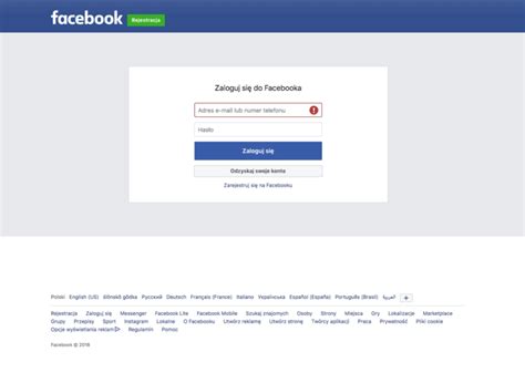 Facebook Logowanie Rejestracja Jak Założyć Konto Na Facebooku