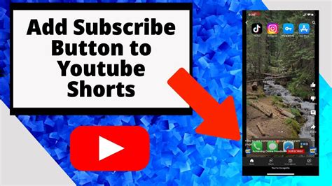 How To Add Subscribe Button To Youtube Shorts Youtube