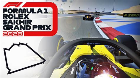 Racing The Bahrain Oval Layout F1 2020 Sakhir Grand Prix Youtube