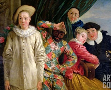 Jean Antoine Watteau. Harlequin Pierrot and Scapin ...
